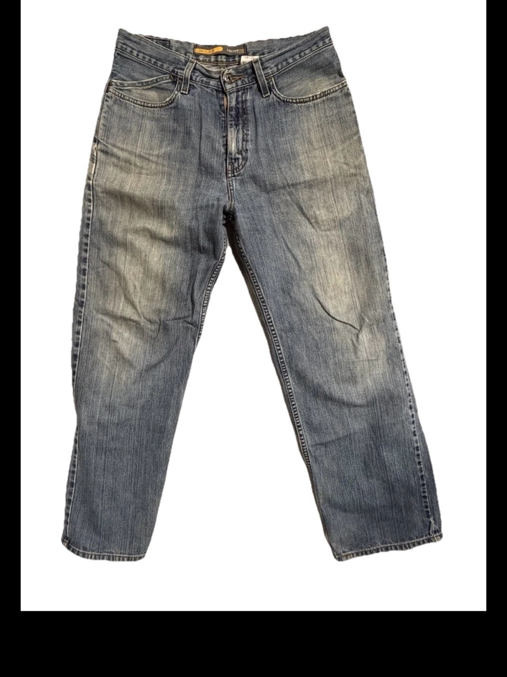 Vtg Levis Silver Tab Denim Jeans Size 31x32 Low And Loose Y2K 90s Baggy Wide Leg